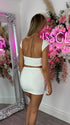 Isabella White Mini Skirt