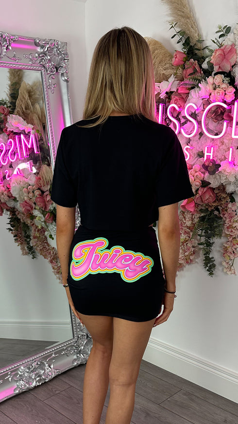 Riya "Juicy" Cut T Shirt Two Piece Set