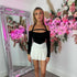 Nikita Off White Stretchy Pleated Skort