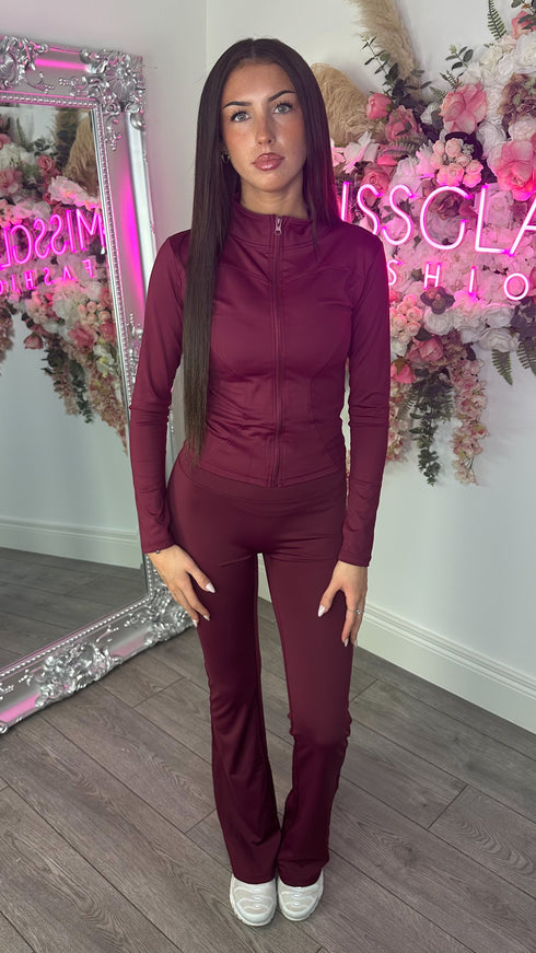 Wine Active Zip Top Jacket