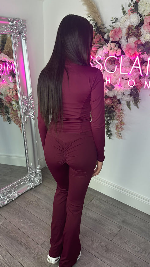 Wine Active Zip Top Jacket